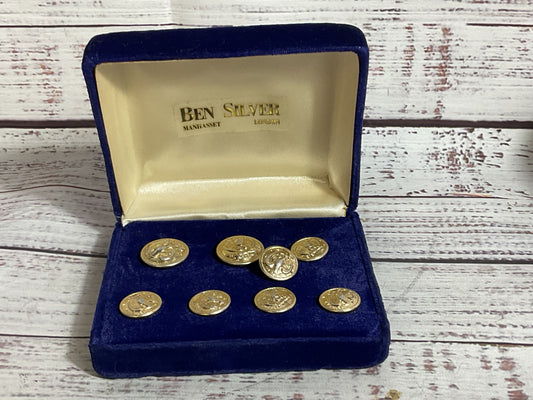 VTG. BEN SILVER Eagle Gold Tone Buttons