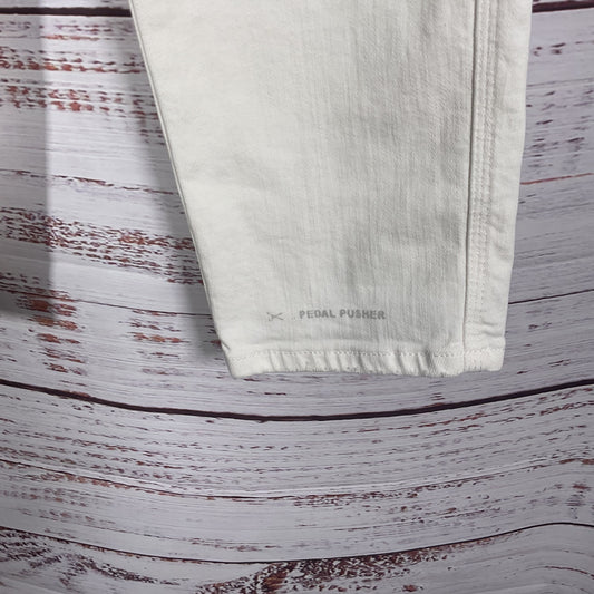 Closed White Pedal Pusher Cotton Blend Jeans Pants - Size 38