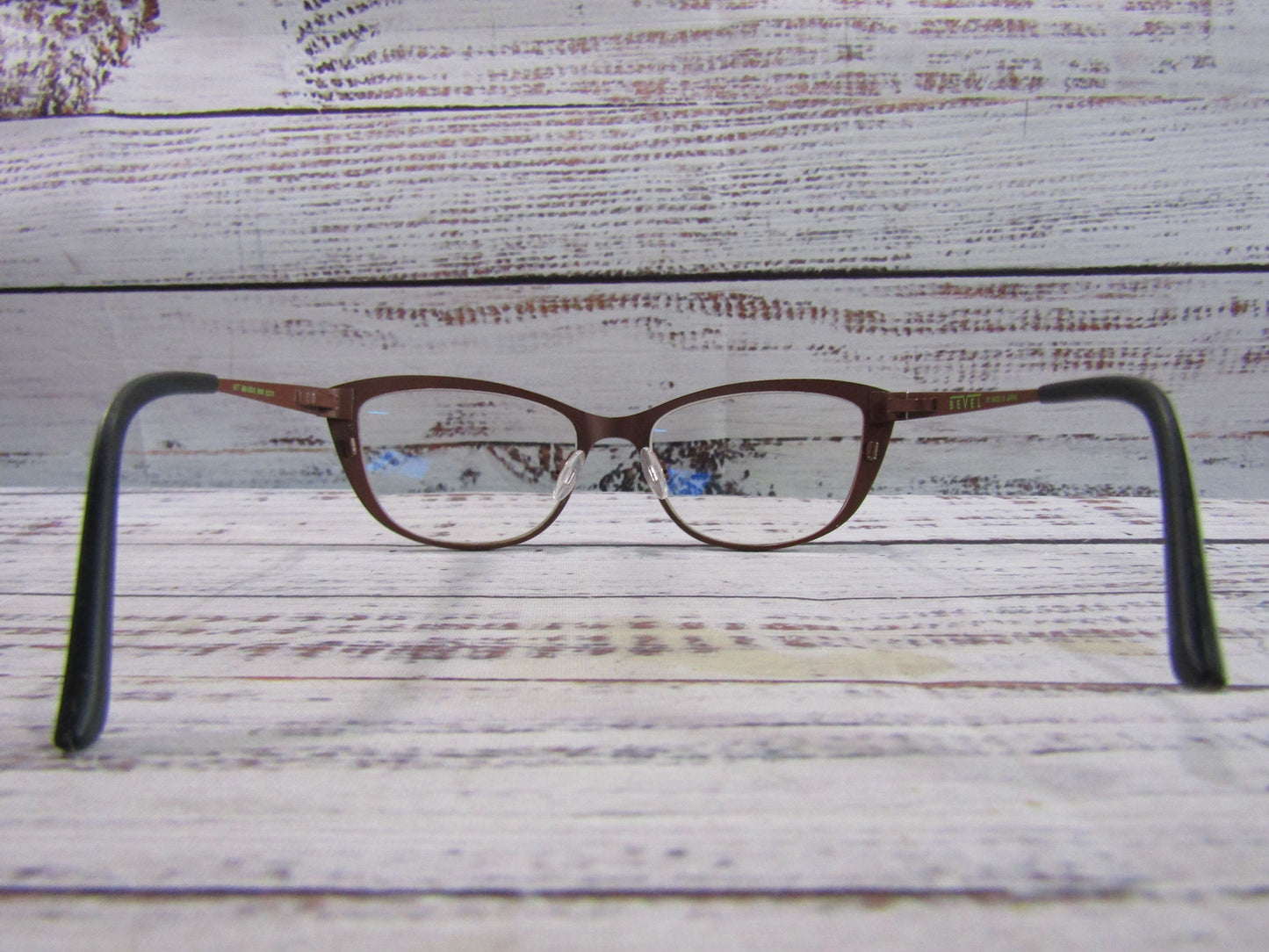 Bevel 3mm Above Women's Black Cat Eye Eyeglasses Frame Made in Japan