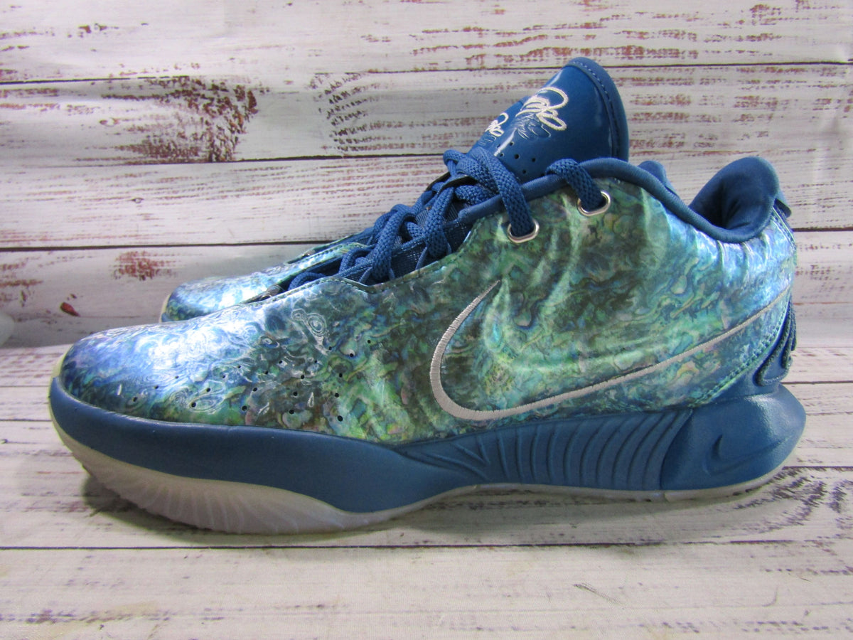 Nike LeBron 21 Abalone Men's Mid-Top Sneakers Size 10 FN0708-400