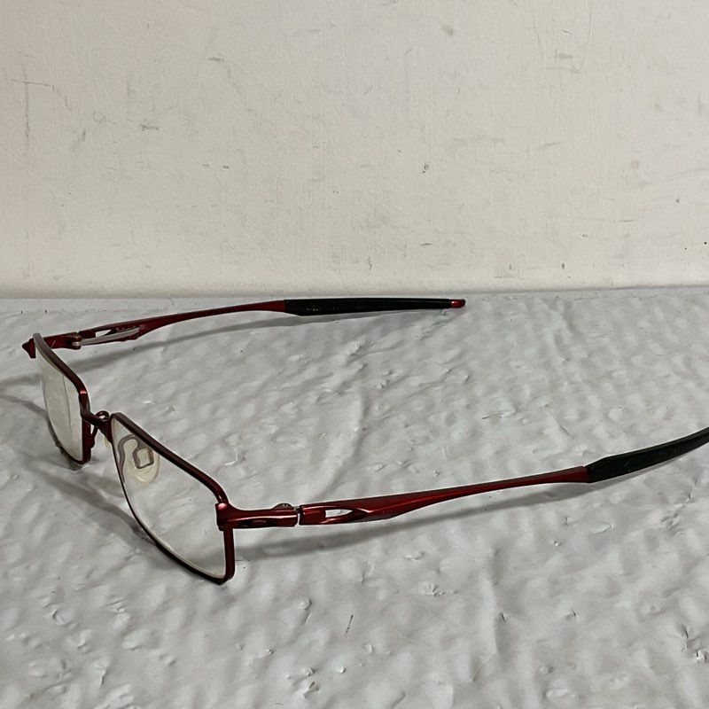 OAKLEY Mono Shock OX3098-0450 Brick Red Rectangle Eyeglasses FRAMES- 50[ ]18 137