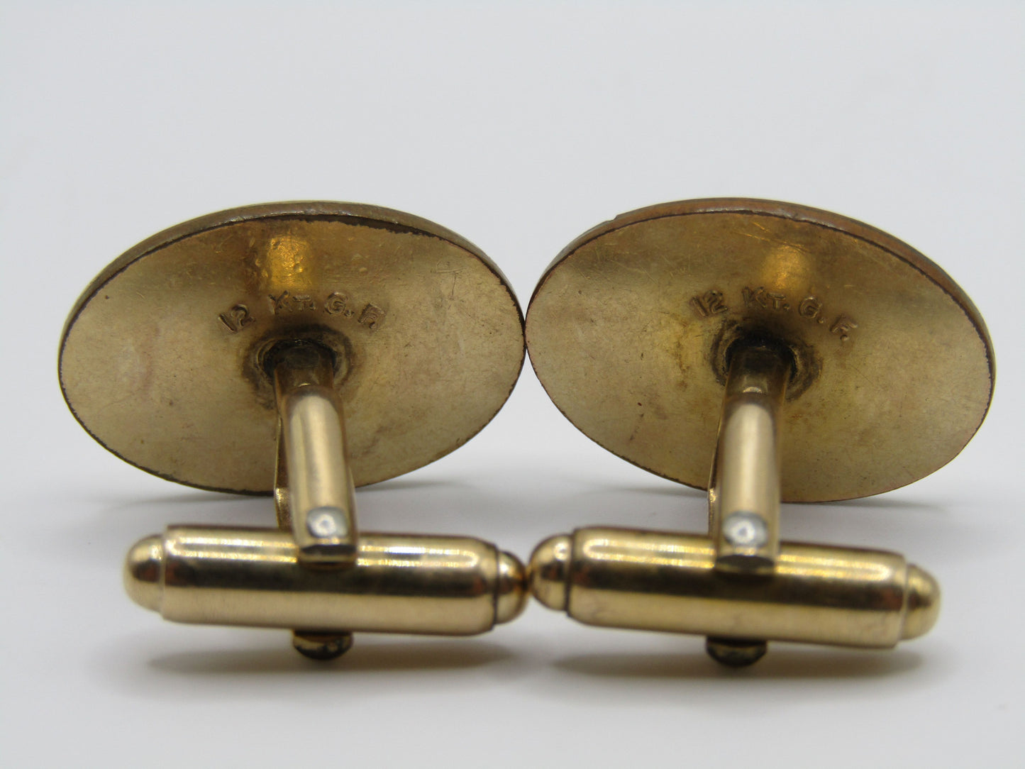Set of 2 Vintage 12k & 14k Gold Filled Cufflinks
