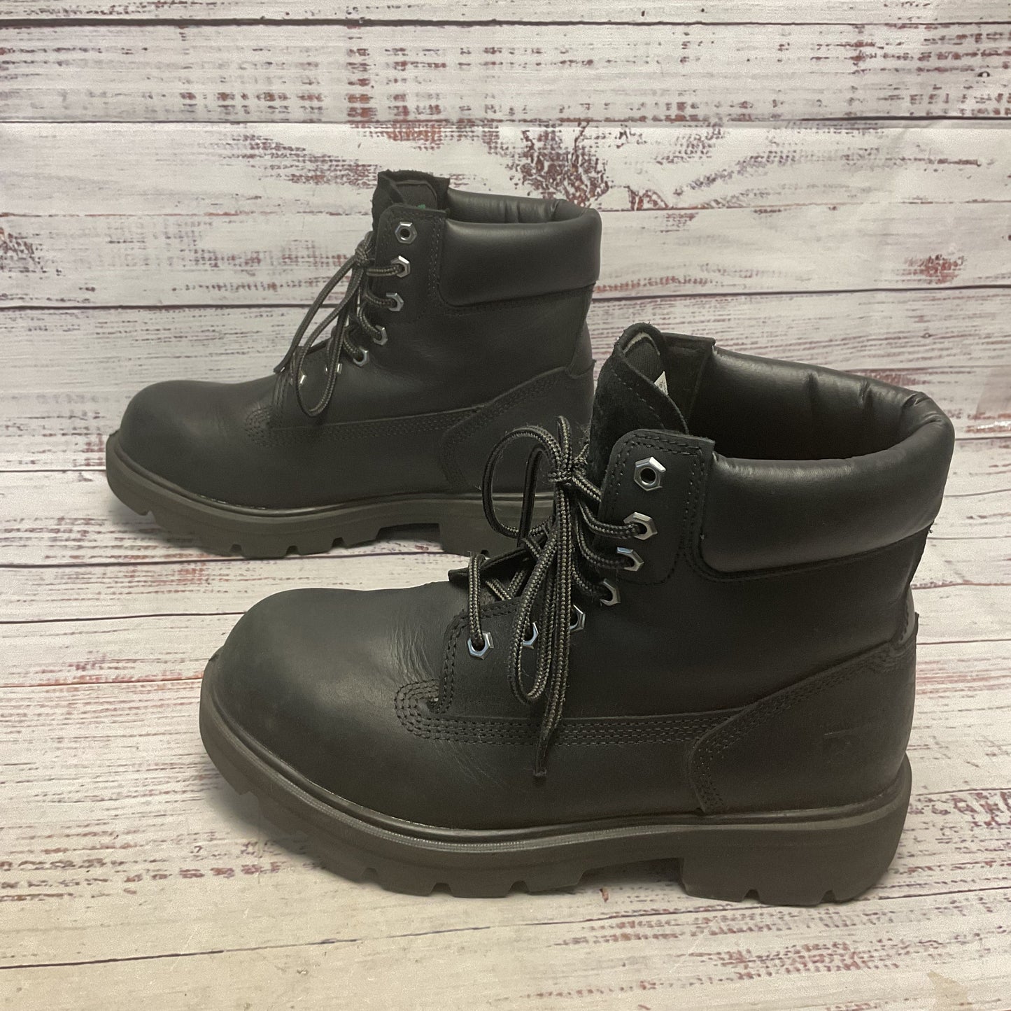 Timberland PRO Sawhorse 6 Black Composite Safety Toe Boot Men 7.5