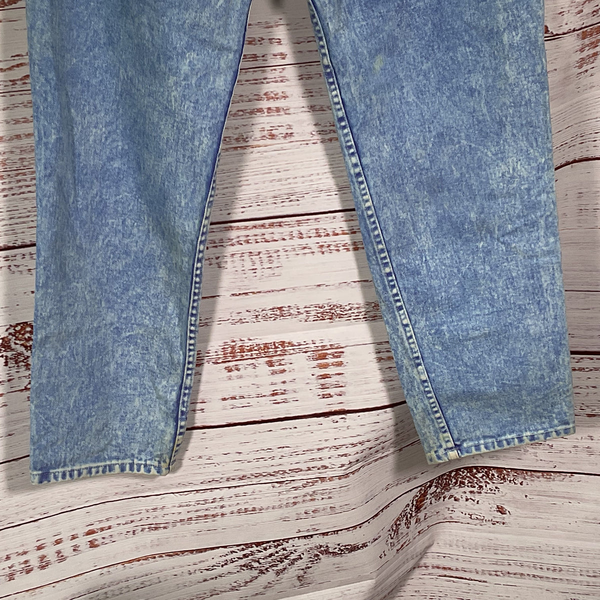 MOKUYOBI Women's Blue Pink Stitch Denim Jeans- SZ 32