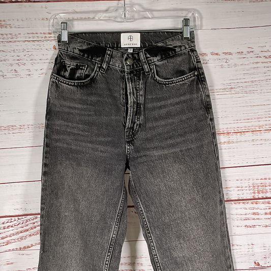 ANINE BING Women's Black Button-Up Denim Jeans- SZ 25