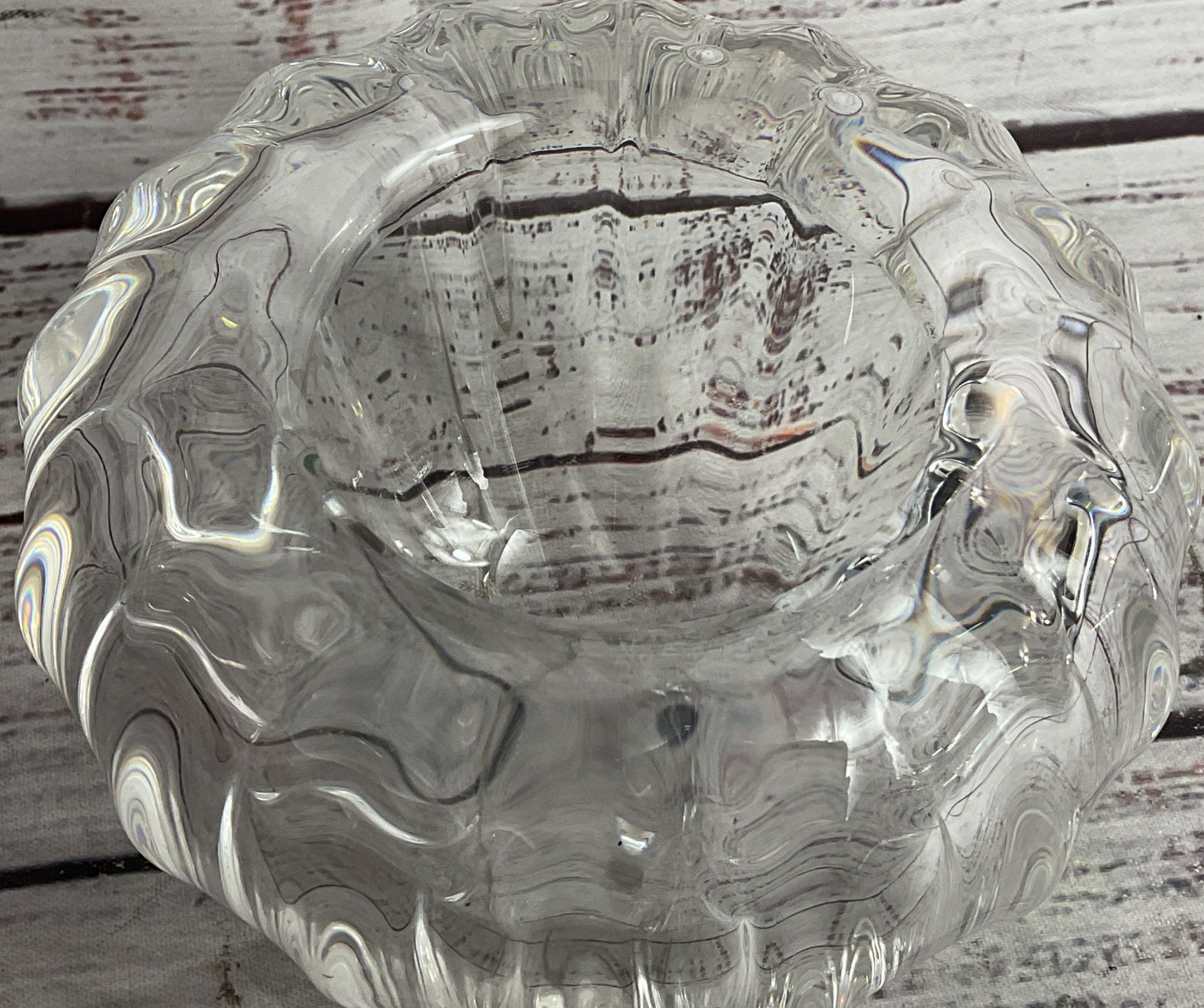 Steuben Glass Flare 3.5" Bowl Vase Clear
