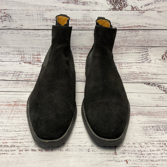 Russell & Bromley Burlington Black Suede Chelsea Ankle Boot Men Size 11.5US