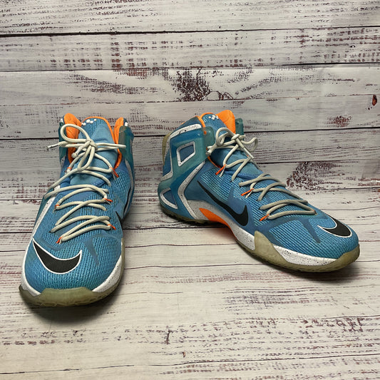 Nike LeBron 12 Elite Elevate Blue Athletic Sneaker Shoe Men Size 12