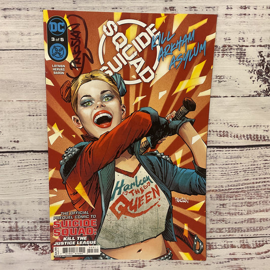 Dc Comics Suicide Squad: Kill Arkham Asylum 3 Of 5 Signed By Dan Panosian