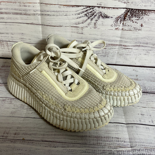 CHLOE Nama Off White Women's Platform Sneakers- SEE MEASUREMENTS