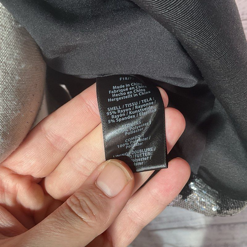 NWT Rachel Zoe Cassie Black Sequin Moto Jacket - Size 0 MSRP >$250 *DAMAGED*