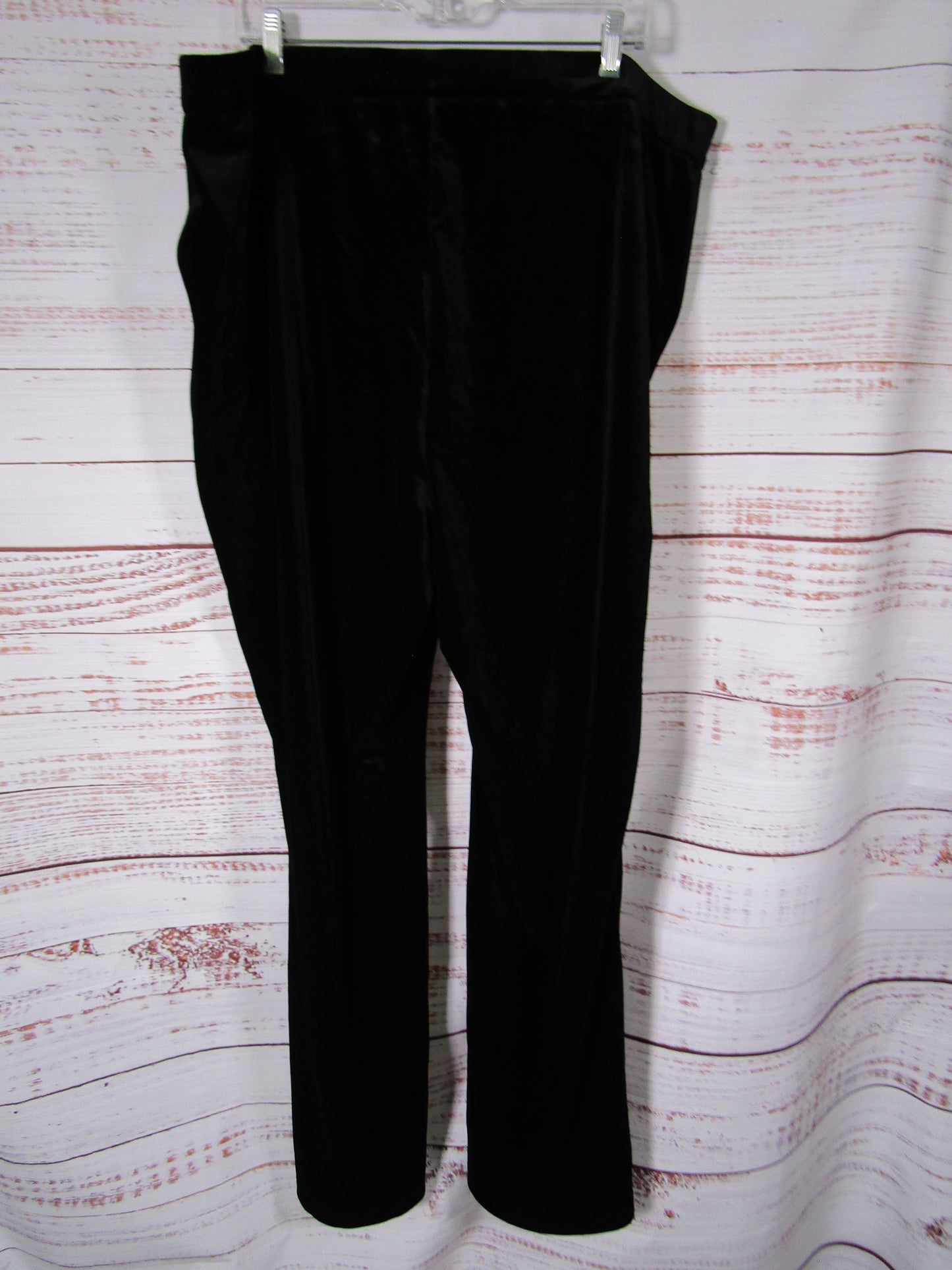 Good American Women's Black Velvet Pants Size 7