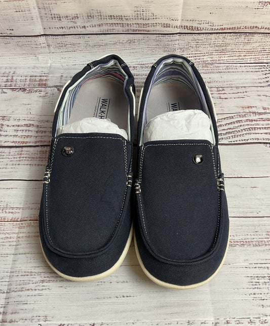 Walk Hero Navy Blue Slip-On Casual Shoe Comfort and Support Women 10