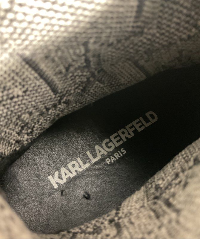Karl Lagerfeld Sock Sneakers Women's 7.5M Mirla Logo