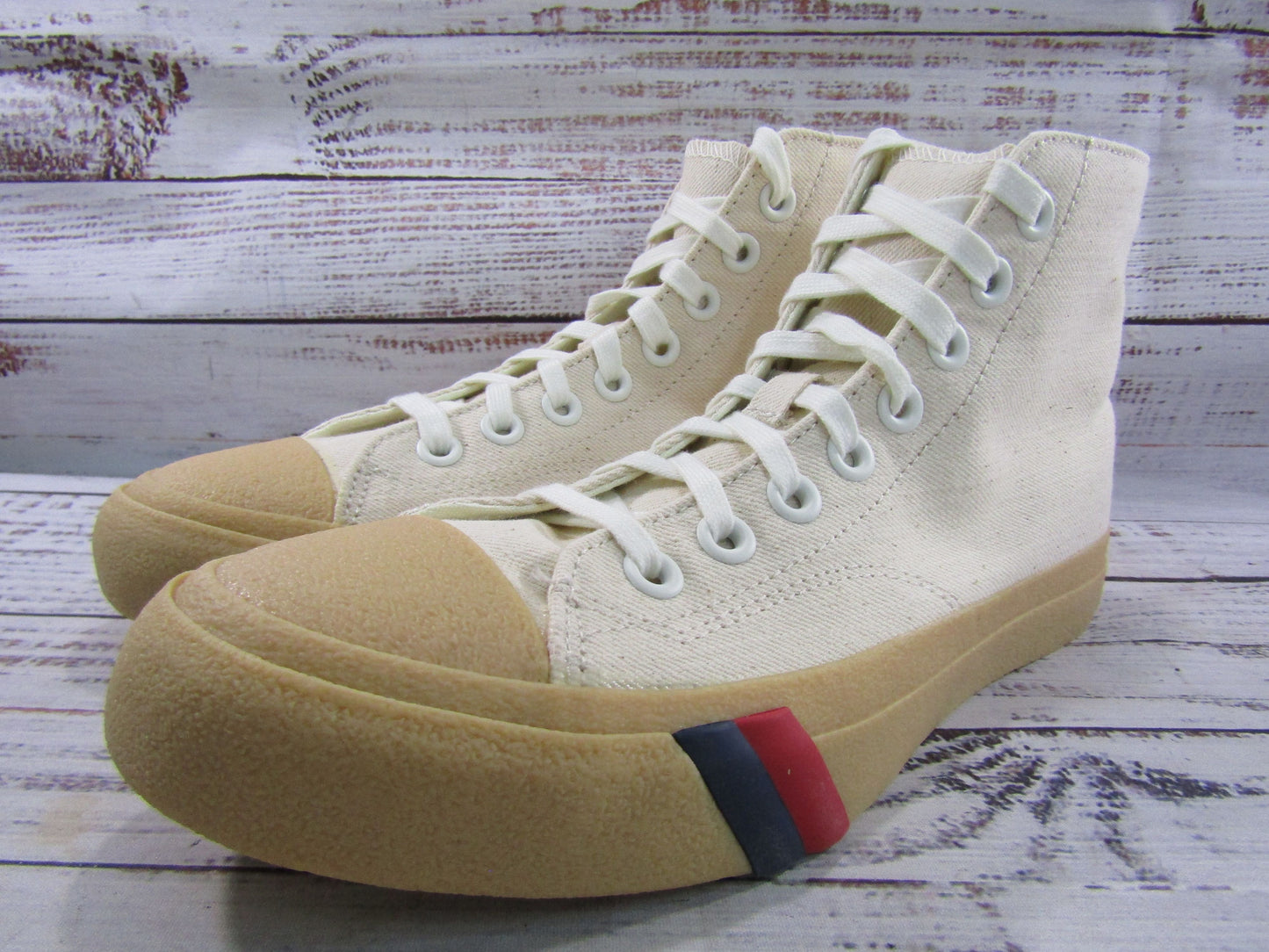 Pro-Keds Royal Hi Crepe Greige Men's Canvas Sneakers Size 7