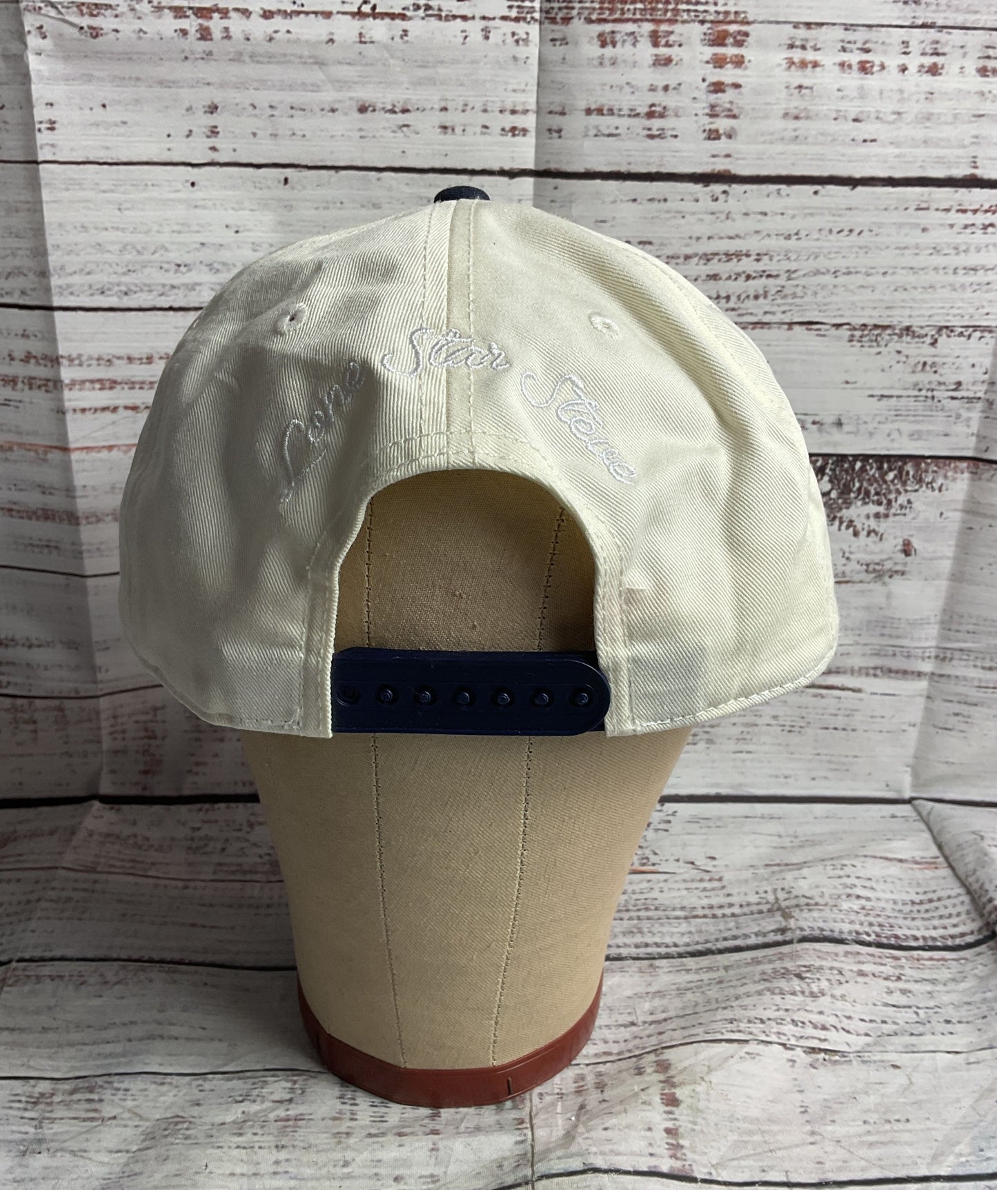 Stevenson Ranch x Austin TX Lone Star Hat White Blue OS