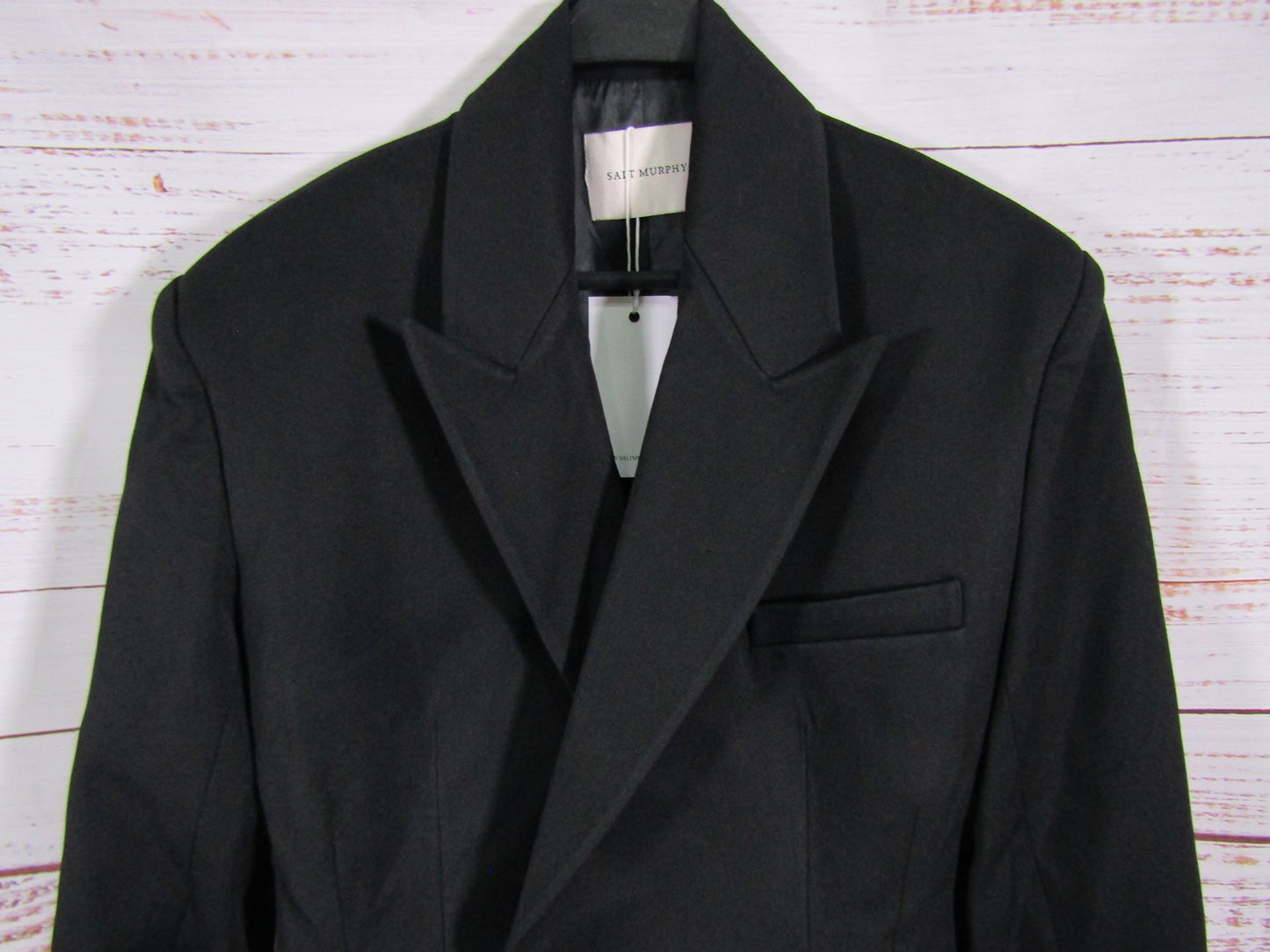 Salt Murphy Yannis Men's Black Blazer Jacket Size 38