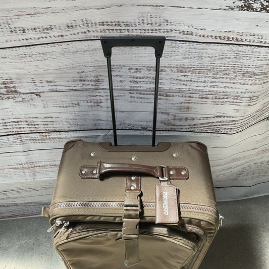 Andiamo 26" Olive Green Upright Wheeled Travel Luggage Suitcase