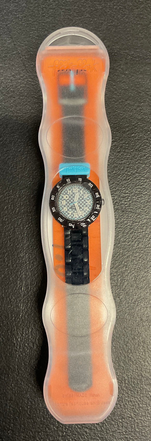 Flik Flak Watch Black Rubber Band