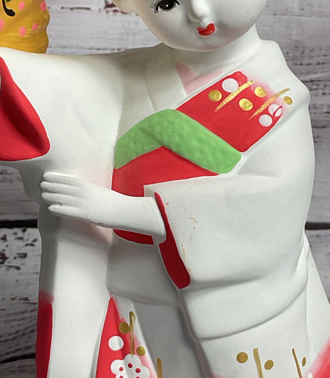 Vintage Geisha Japanese Kyoto Doll Figurines Set of 2