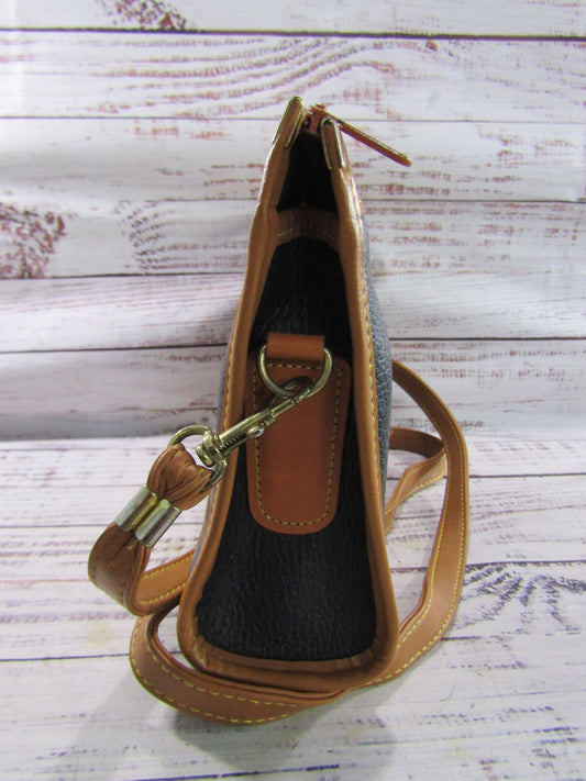 Vintage Marlene's Gaines Women's Leather Crossbody Bag Made Tarzana, California
