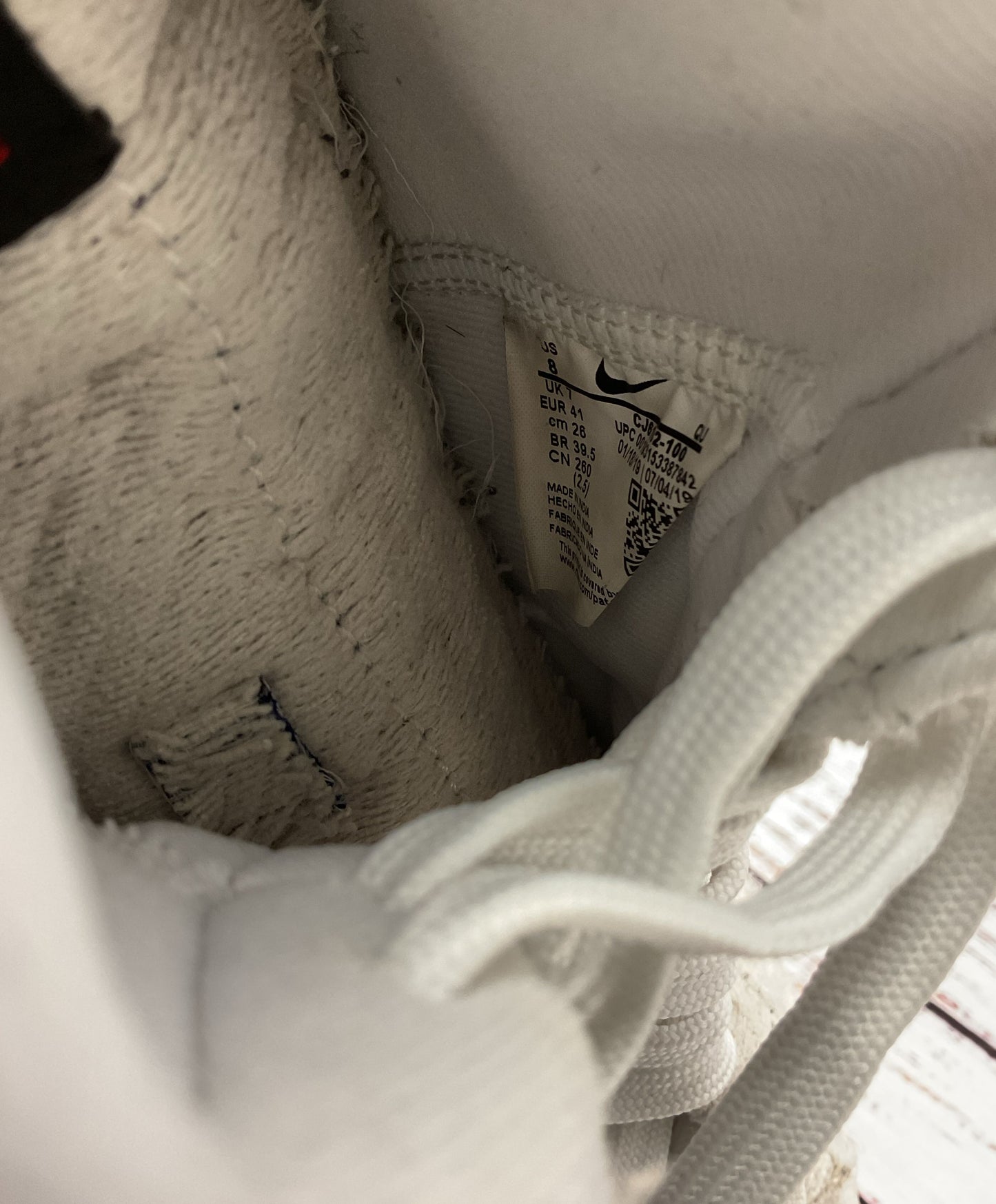 Nike Stranger Things x Blazer Mid QS 'Upside Down' White Athletic Shoe Men Sz8