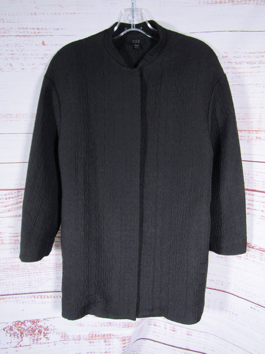 COS Women's Black Full Zip Blaze Jacket Size 34