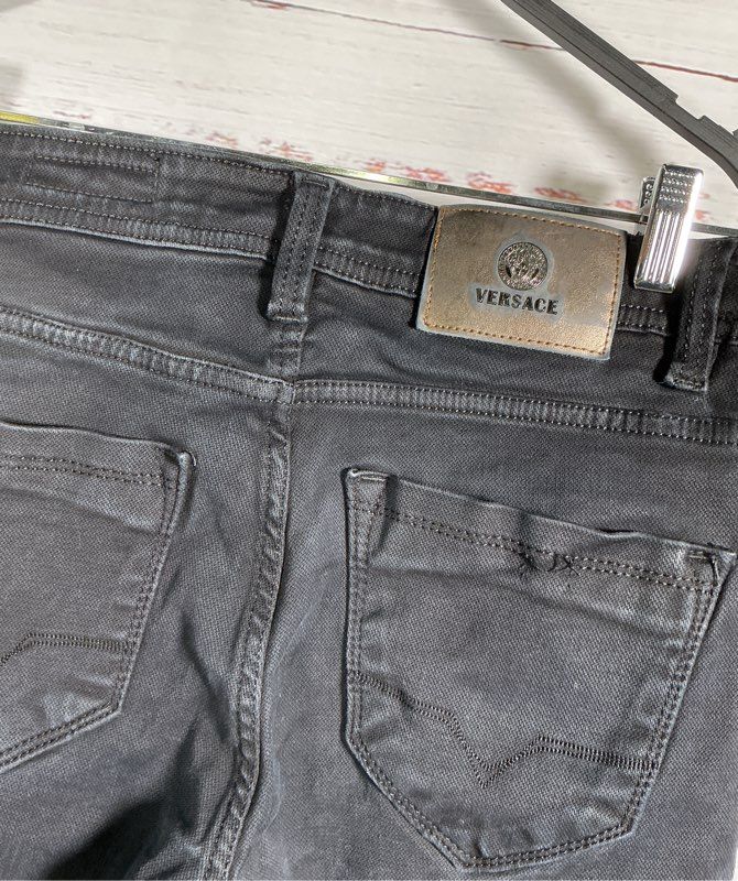 Men's Versace Black Skinny Jeans Size 30