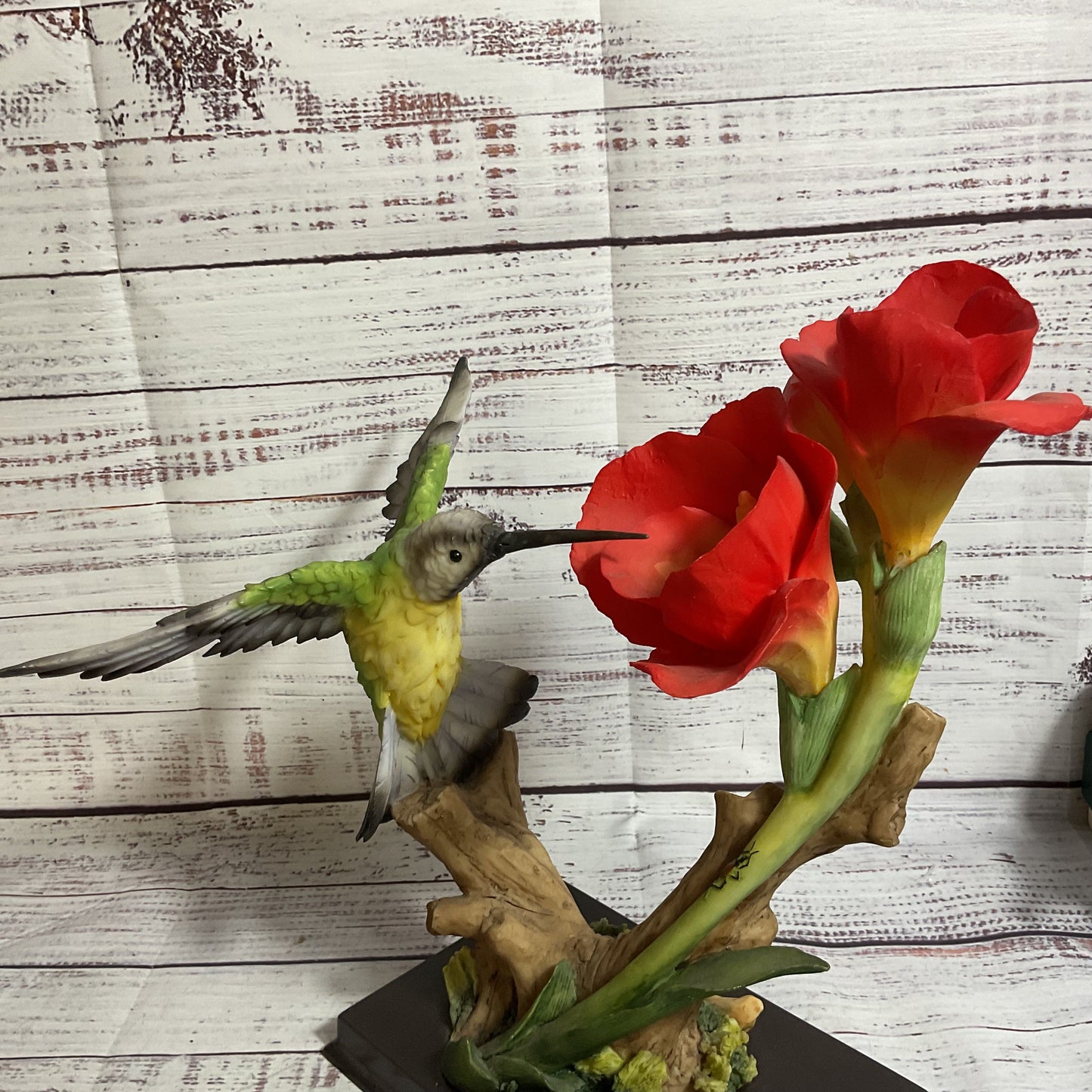 MONTEFIORI Collection Hummingbird Porcelain Figurine- 11"