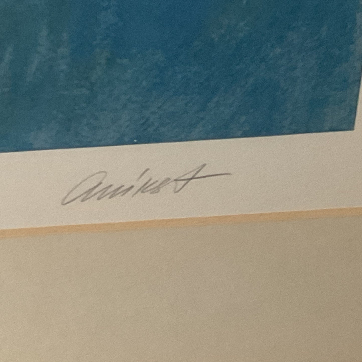 Pencil Signed HELEN ANKIST Pewter Reflection Still Life Serigraph Print