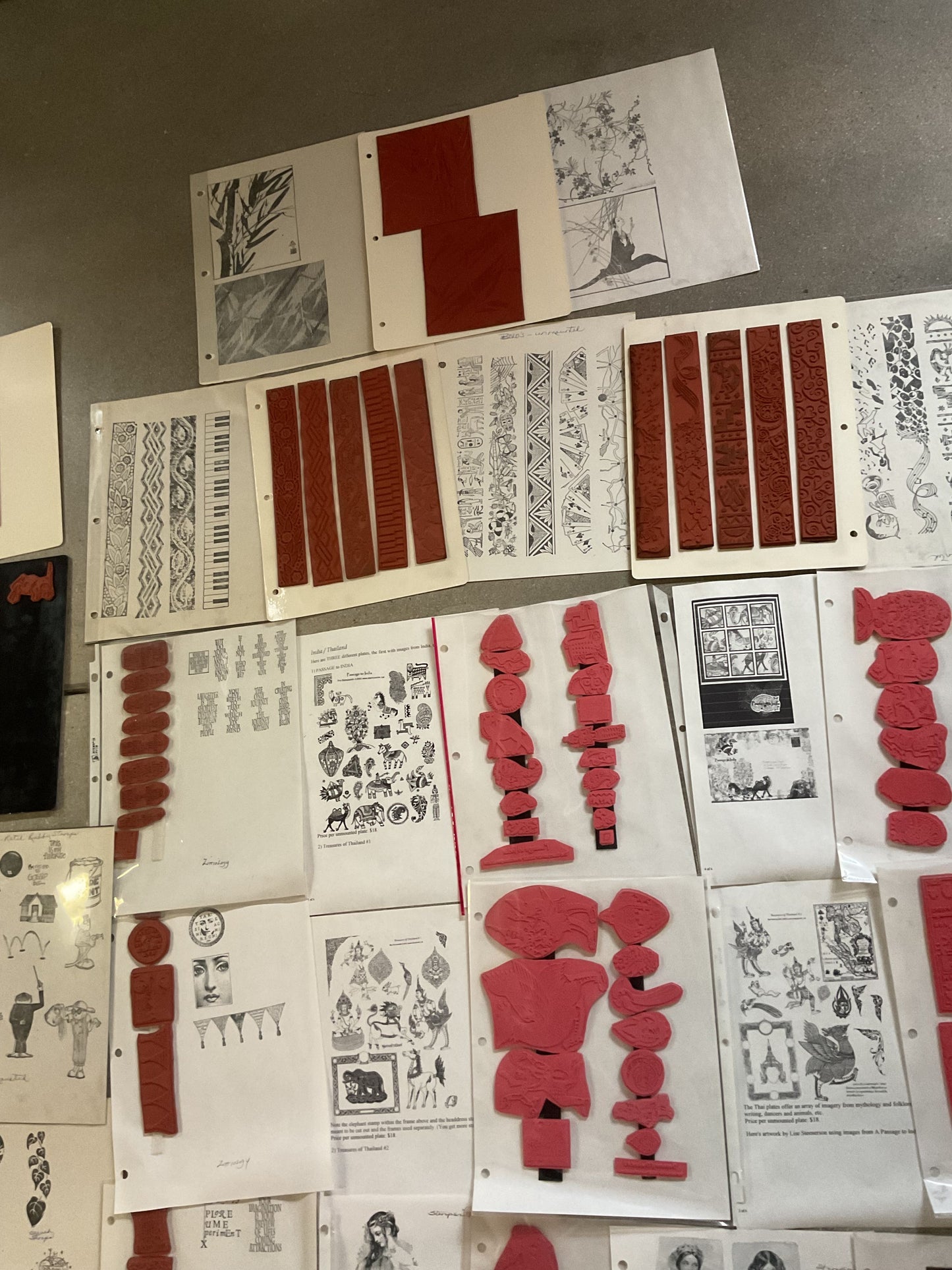 Zitiology Stamp In Hand Rubber Ink Stamps Misc Lot Binders