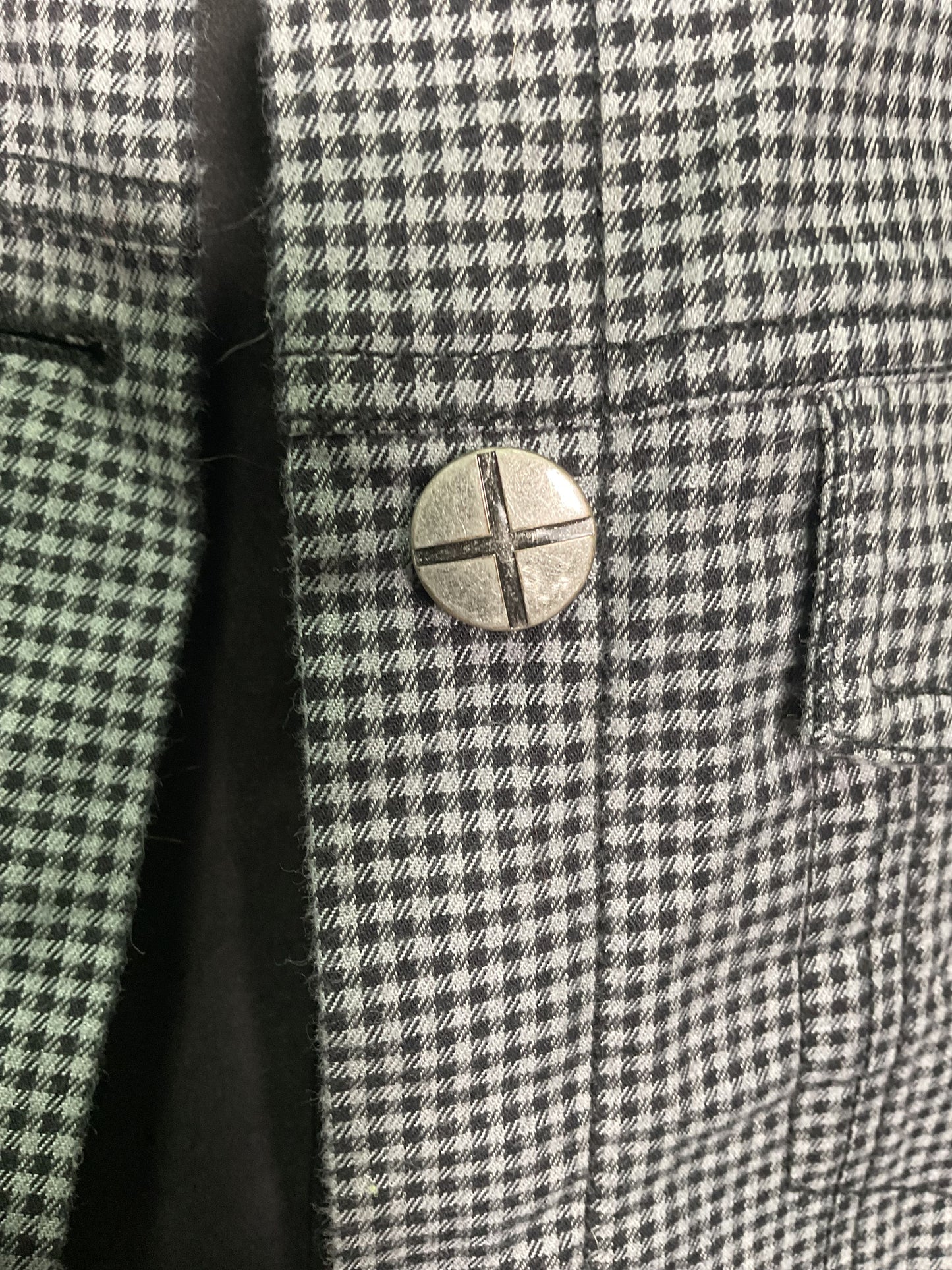 Ksubi x Barneys New York Black Plaid Jacket - Size S