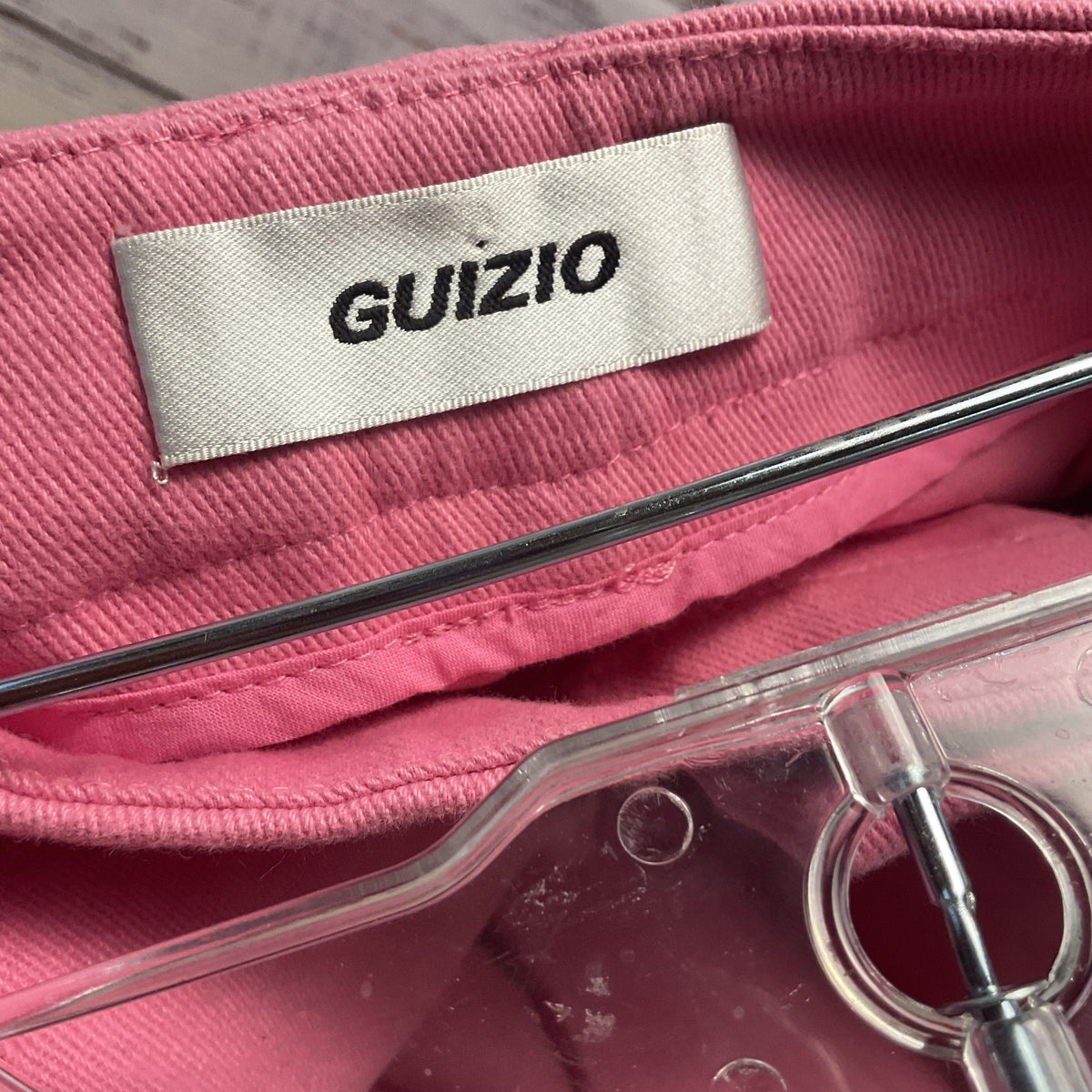 Guizio Pink Many Pocket Cotton Cargo Pants - Size S