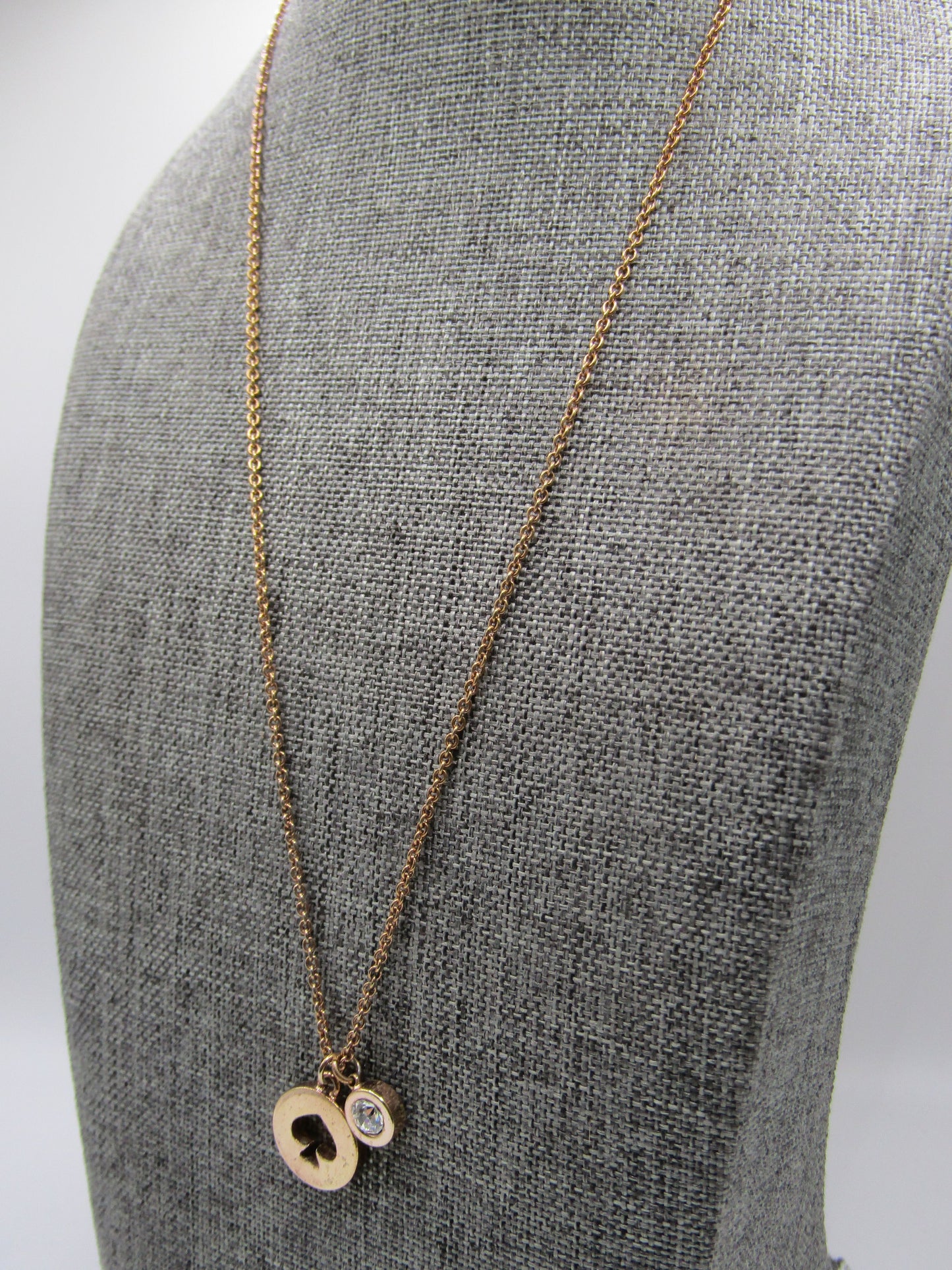 Kate Spade New York Spot the Spade Gold Plated Pendant Necklace