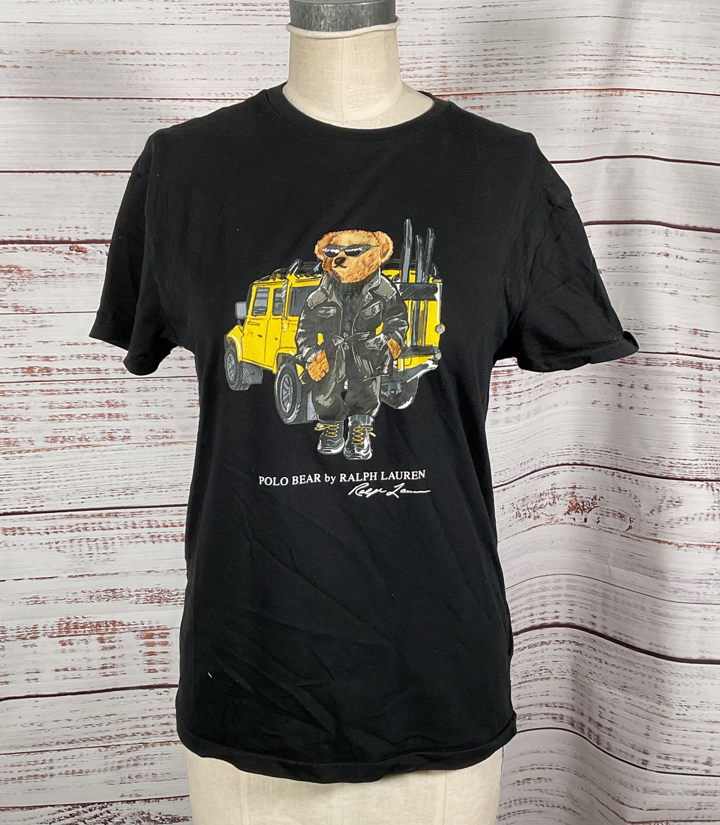 Polo Ralph Lauren Bear Men's Truck T-Shirt Black S