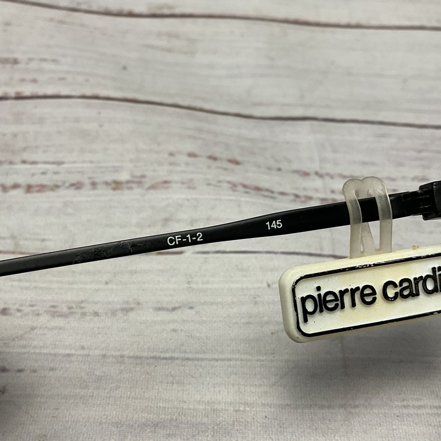 Pierre Cardin CF-1-2 Black Frame Glasses No Prescription Lens - Size 58 16