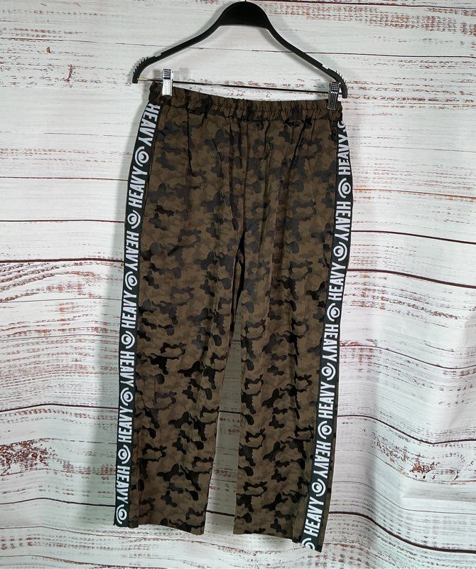 Men's Last Heavy Camo Print Pants Size L