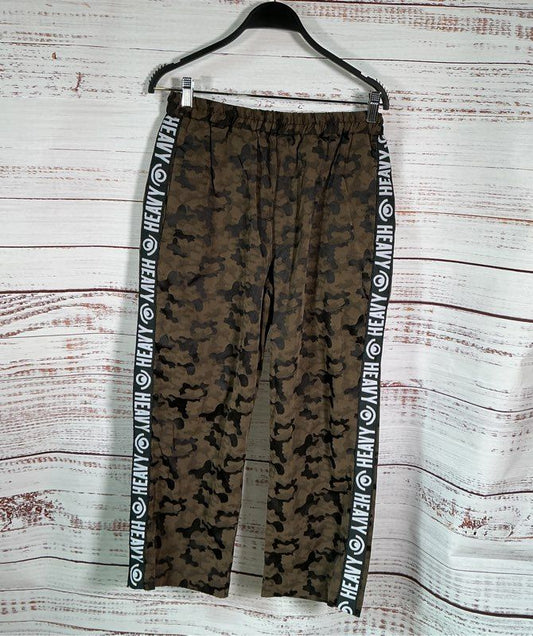 Men's Last Heavy Camo Print Pants Size L
