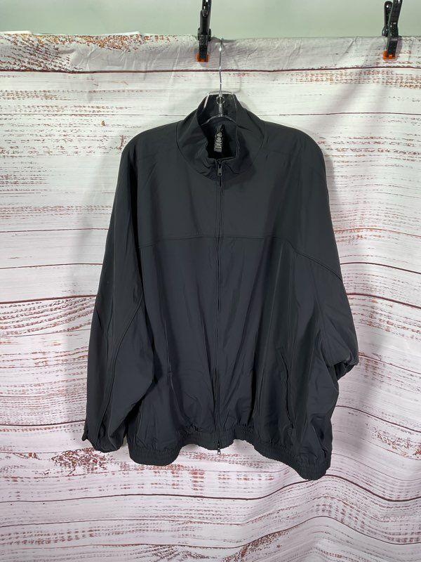 SKINS Men's Black Zip Up Jacket Size 3X Nylon