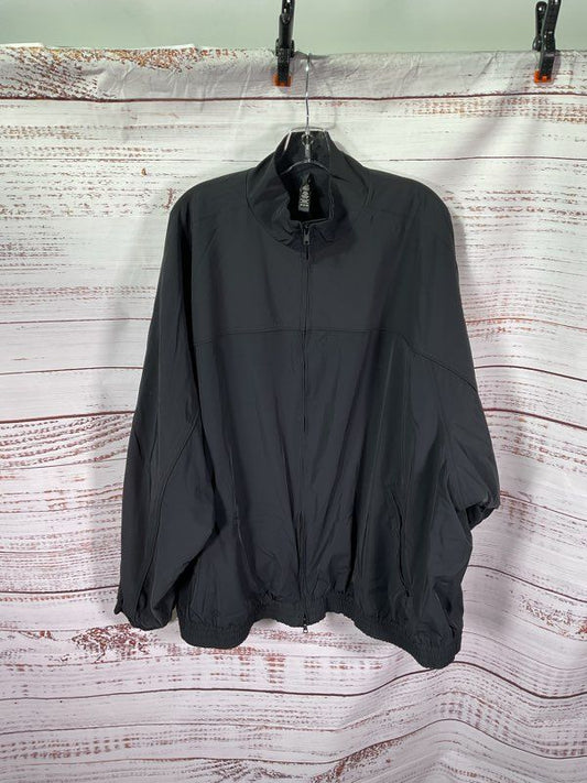 SKINS Men's Black Zip Up Jacket Size 3X Nylon