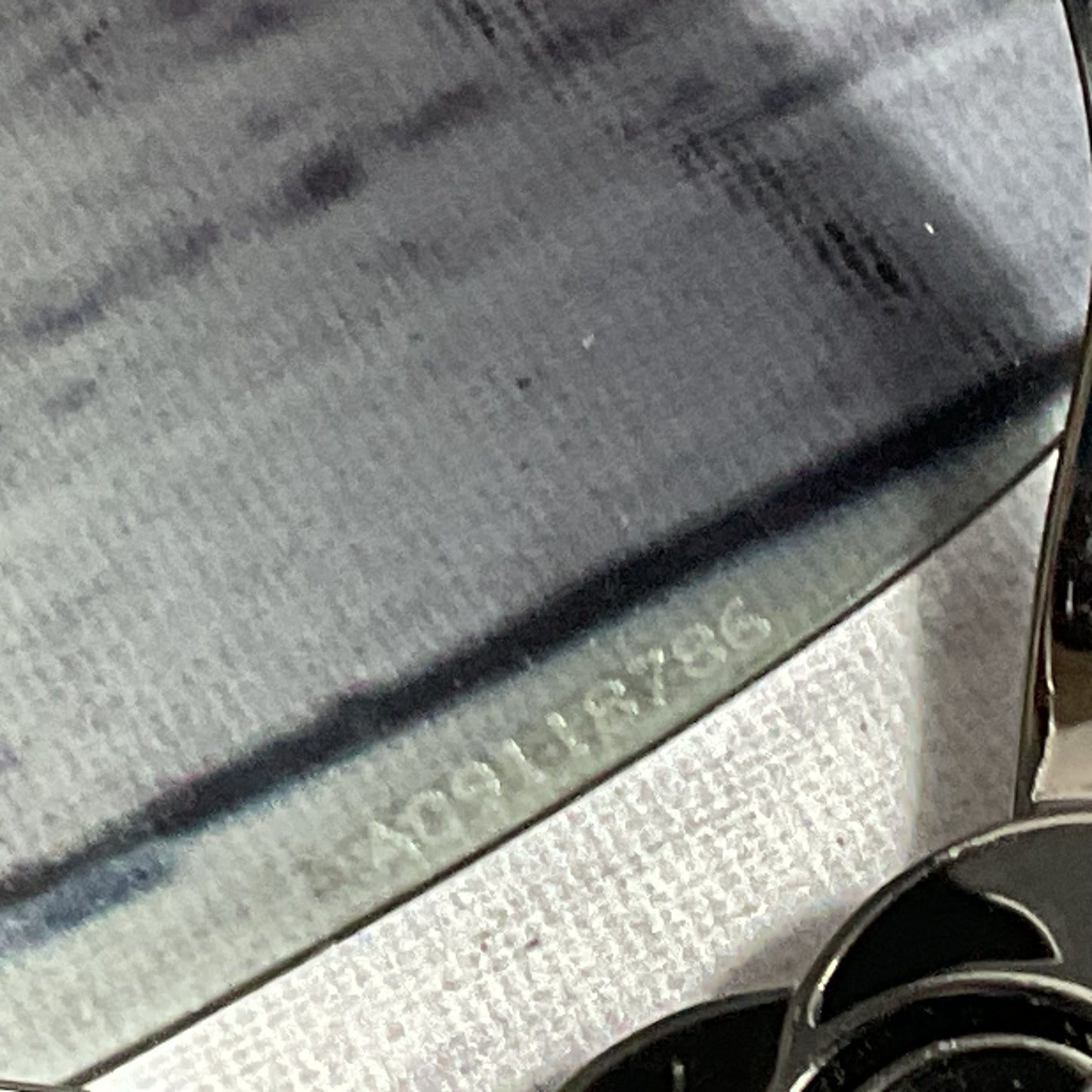 CHANEL 4164-B Camillia Shield Womens Black Crystal Sunglasses (MISSING CRYSTALS)