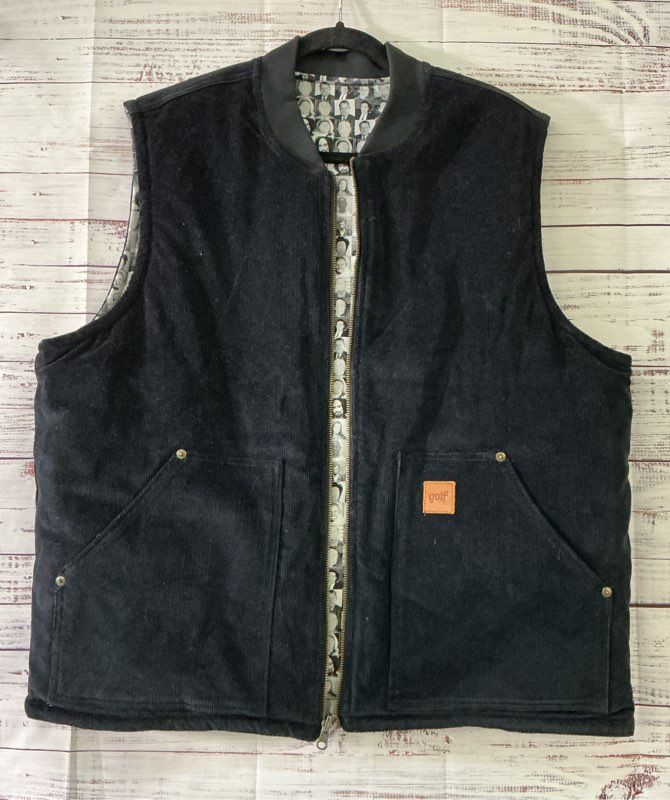 Men's Golf Wang × Tyler The Creator Tribute Reversible Vest Size XL