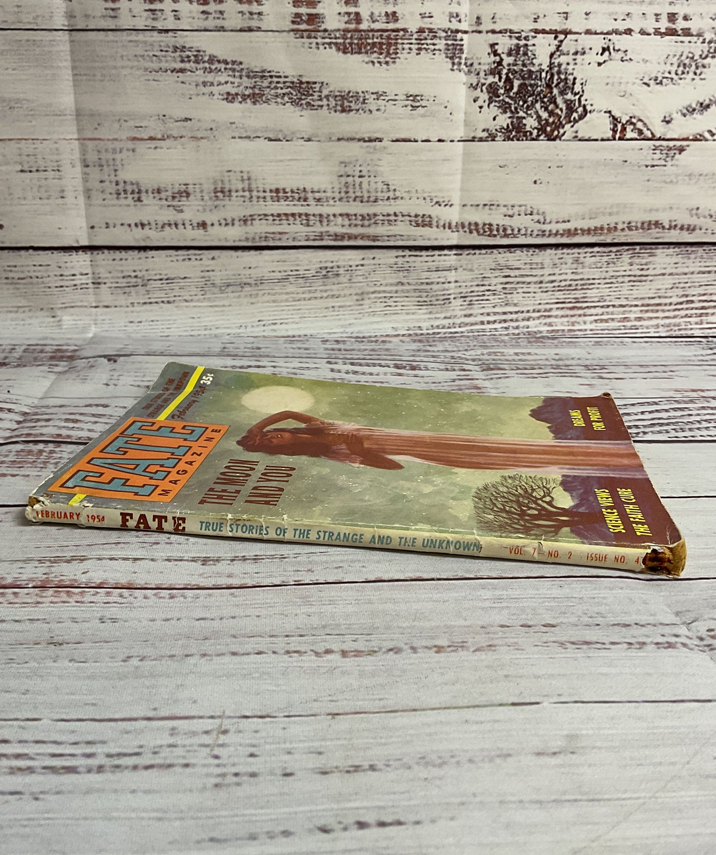 VINTAGE Fate Magazine February 1954 The Moon And You Fantasy/Fiction