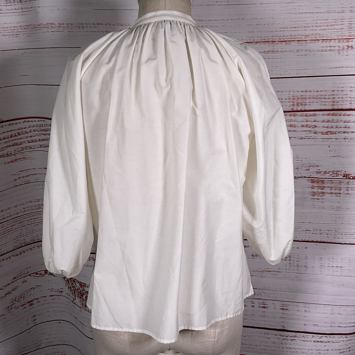 PAUL SMITH Women's 3/4 Sleeve Pleated Blouse- SZ 36