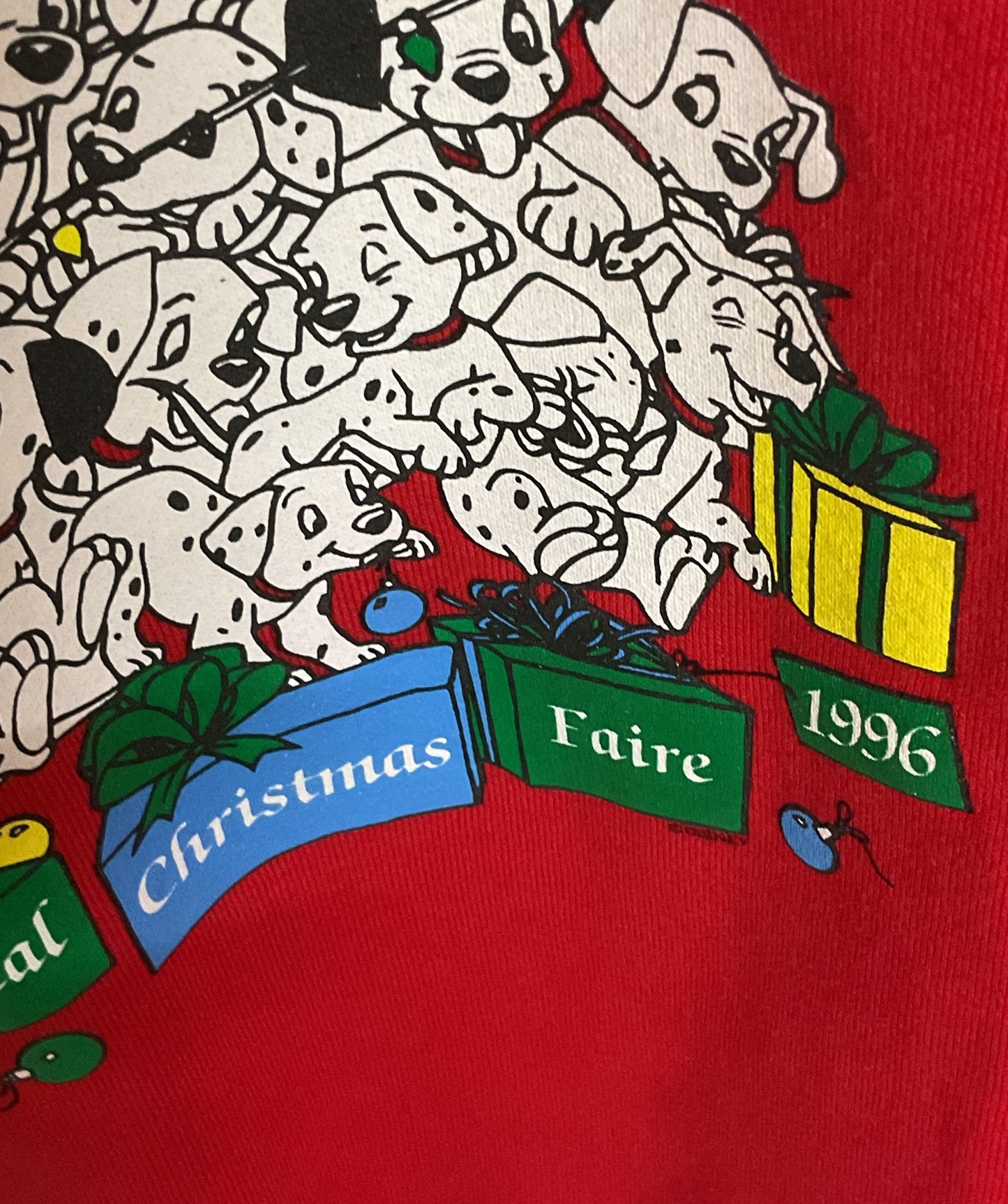 Vintage Hanes Disney Red Christmas Sweater - Size XL