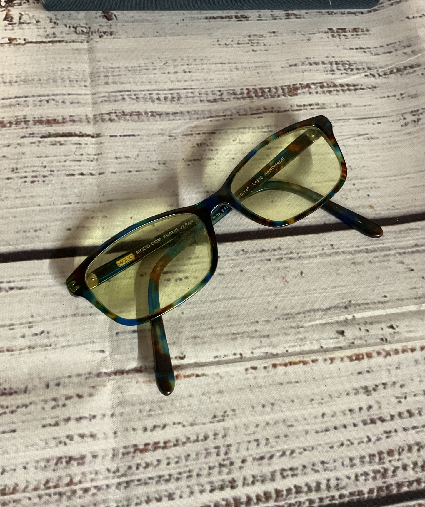 MODO Mod 6512 Lapis Handmade Japan Eyeglasses Frame 142