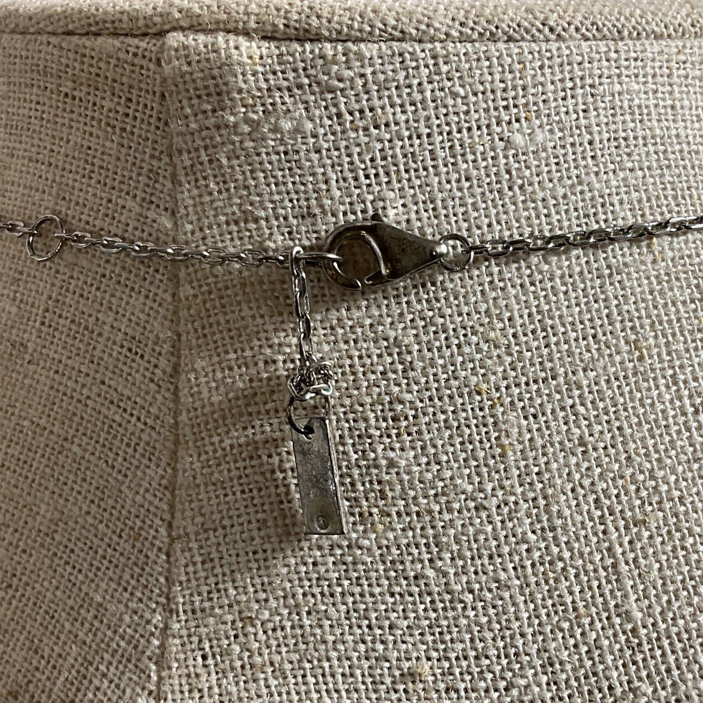 MESSIKA X GIGI HADID Silver Tone & Rhinestone Pendant Necklace-18"