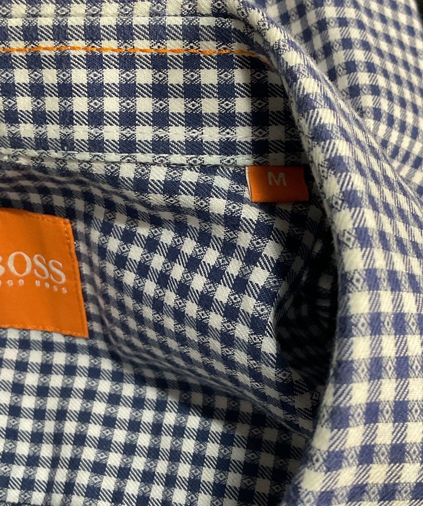 Boss Hugo Boss Checkered Long Sleeve Dress Shirt Multicolor M