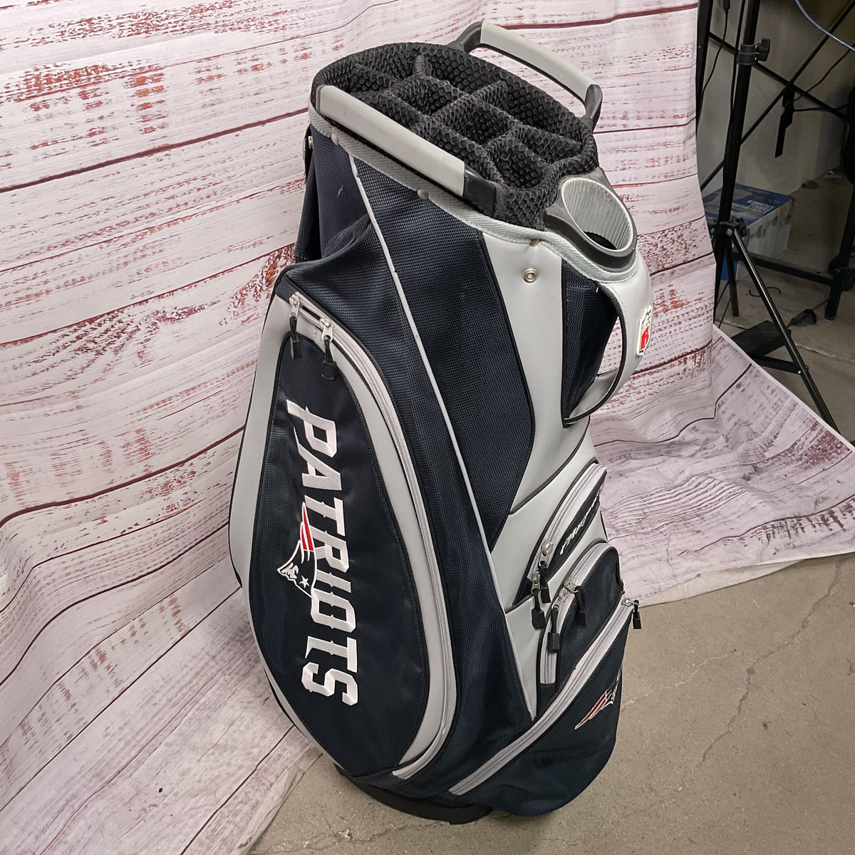 NFL New England Patriots Wilson New England Patriots Cart Golf Bag w/ Access.