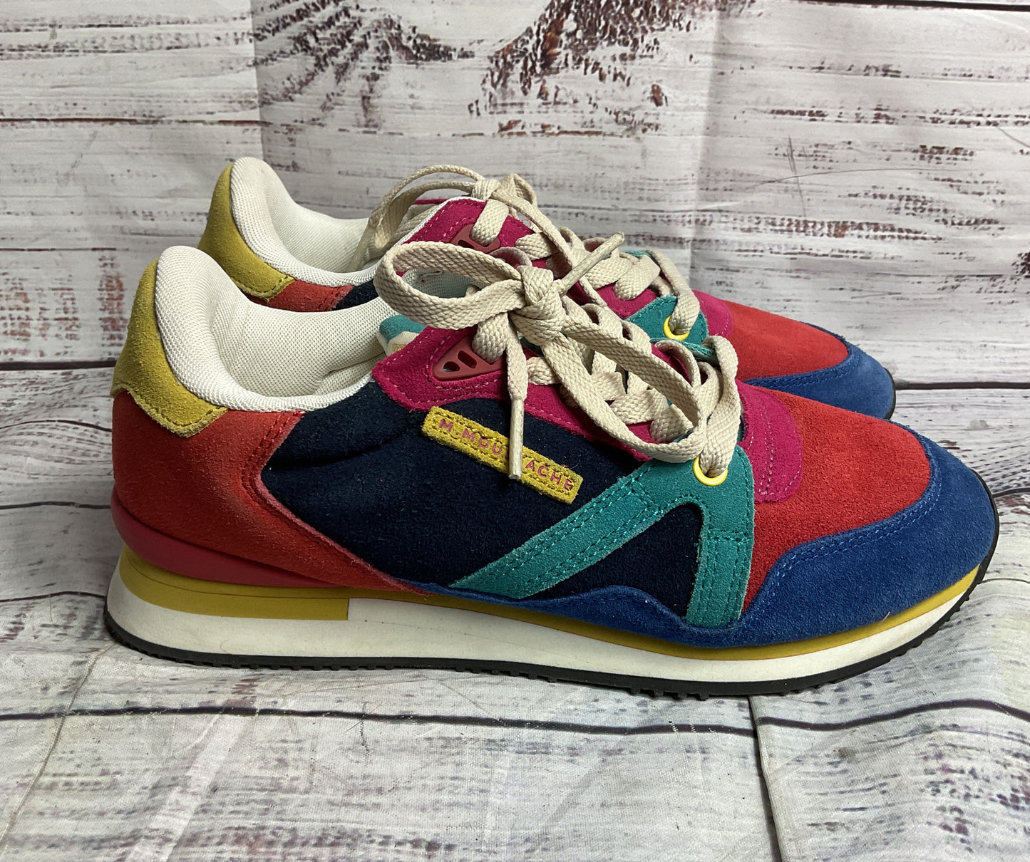 M. Moustache Women's Vegan Andrée Sneakers Multicolor 38